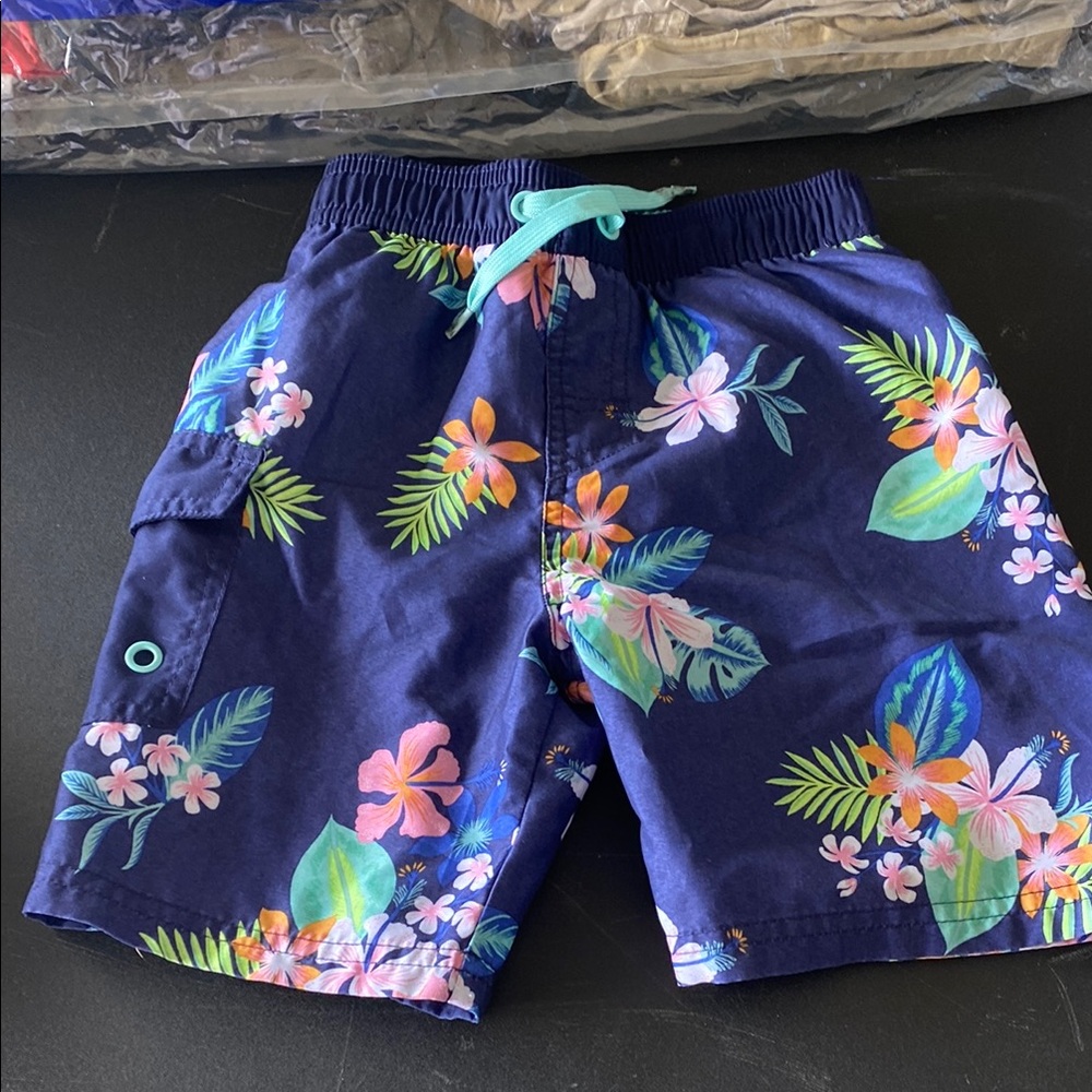 Tropical Floral Kids Shorts